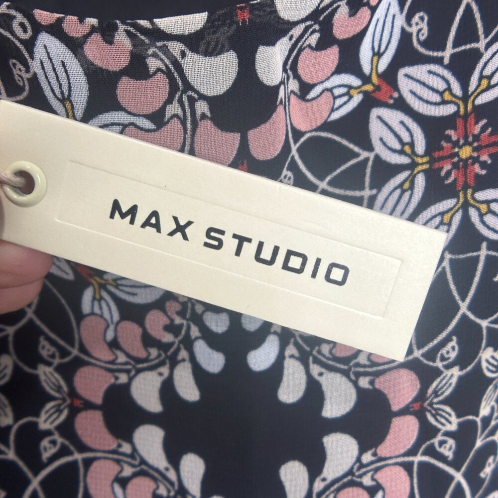 EUC Max Studio Women's Floral Dress w/tags Size L - Picture 8 of 13